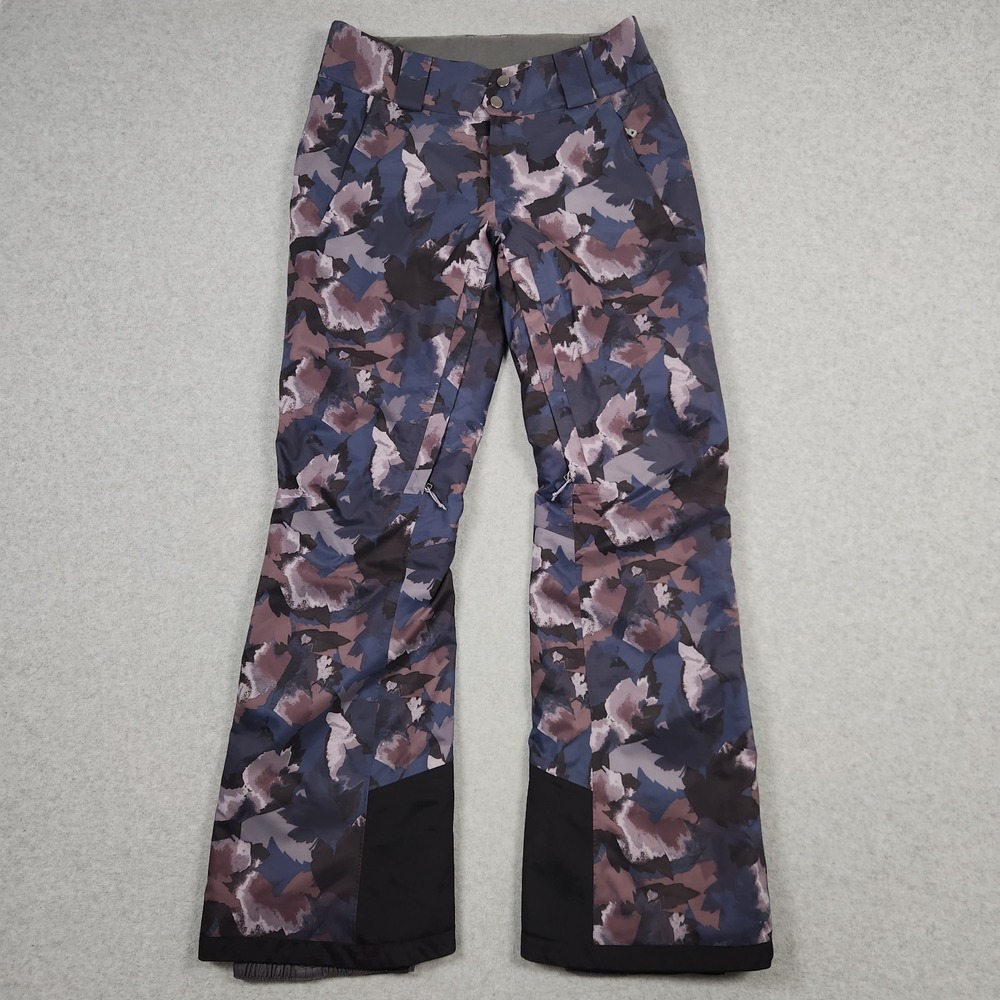 Patagonia Ski Pants Womens XS Maple Camo Smokey Violet Snowbelle Recco Snow